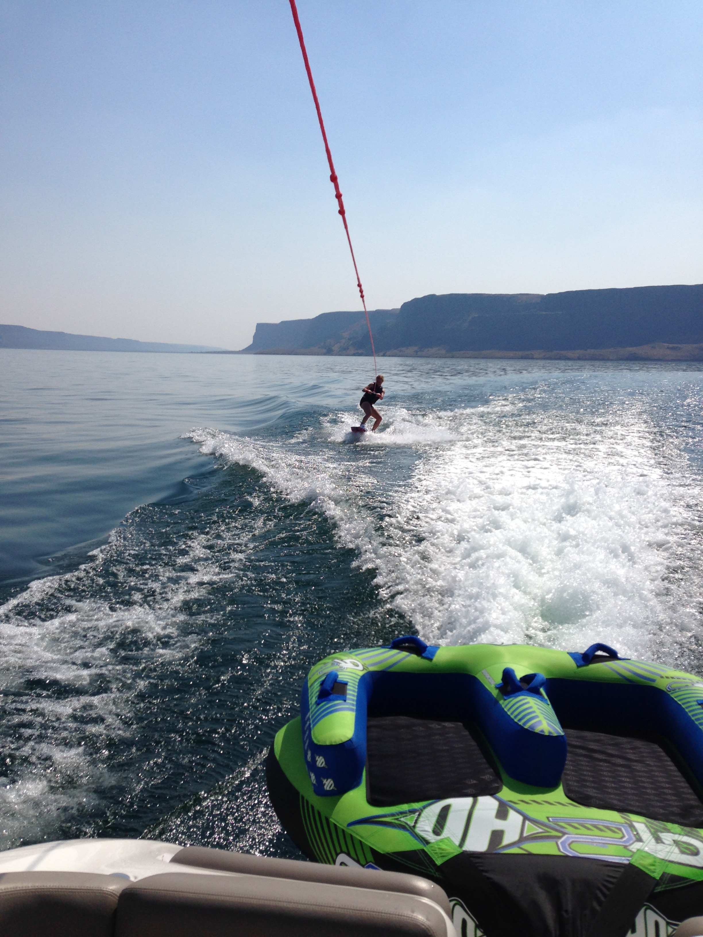 Wakeboarding. Banks Lake, WA